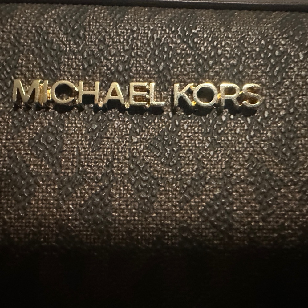 Michael Kors Brown Logo Crossbody Bag - Picture 2 of 5